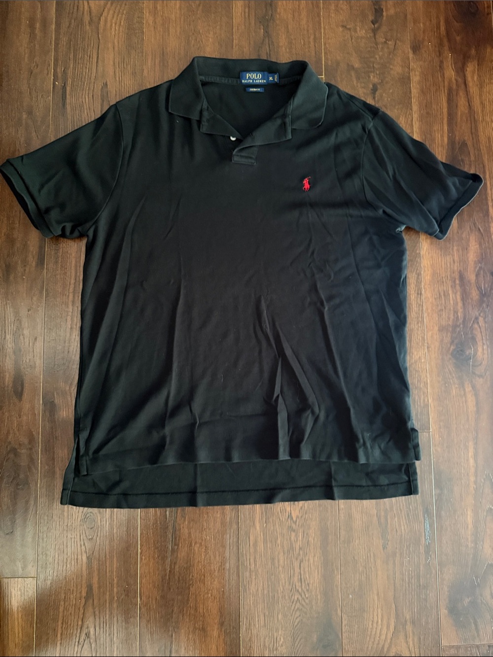Polo by Ralph Lauren Black Polo with Red Pony Logo